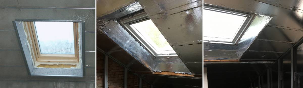 Isolation d’un Velux sous toiture à Héricourt (70) Audincourt