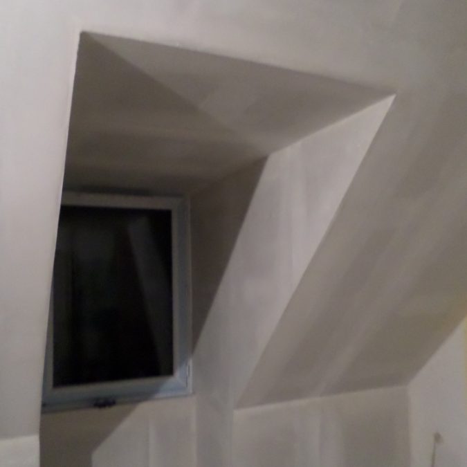 ISOLATION SOUS TOITURE AVEC FINITION FERMACELL 12 675X675 | Balbimax Isolation sous toiture Montbéliard 12