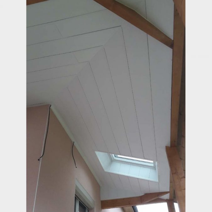 ISOLATION SOUS TOITURE AVEC FINITION MULTIPANEEL 3 675X675 | Balbimax Isolation sous toiture Audincourt 17