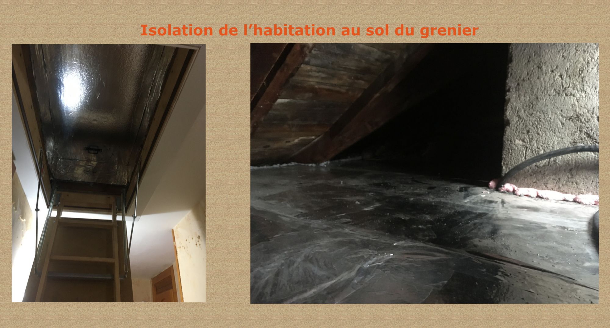 Isolation intérieure de l’habitation au sol du grenier à Belfort Balbimax — free download