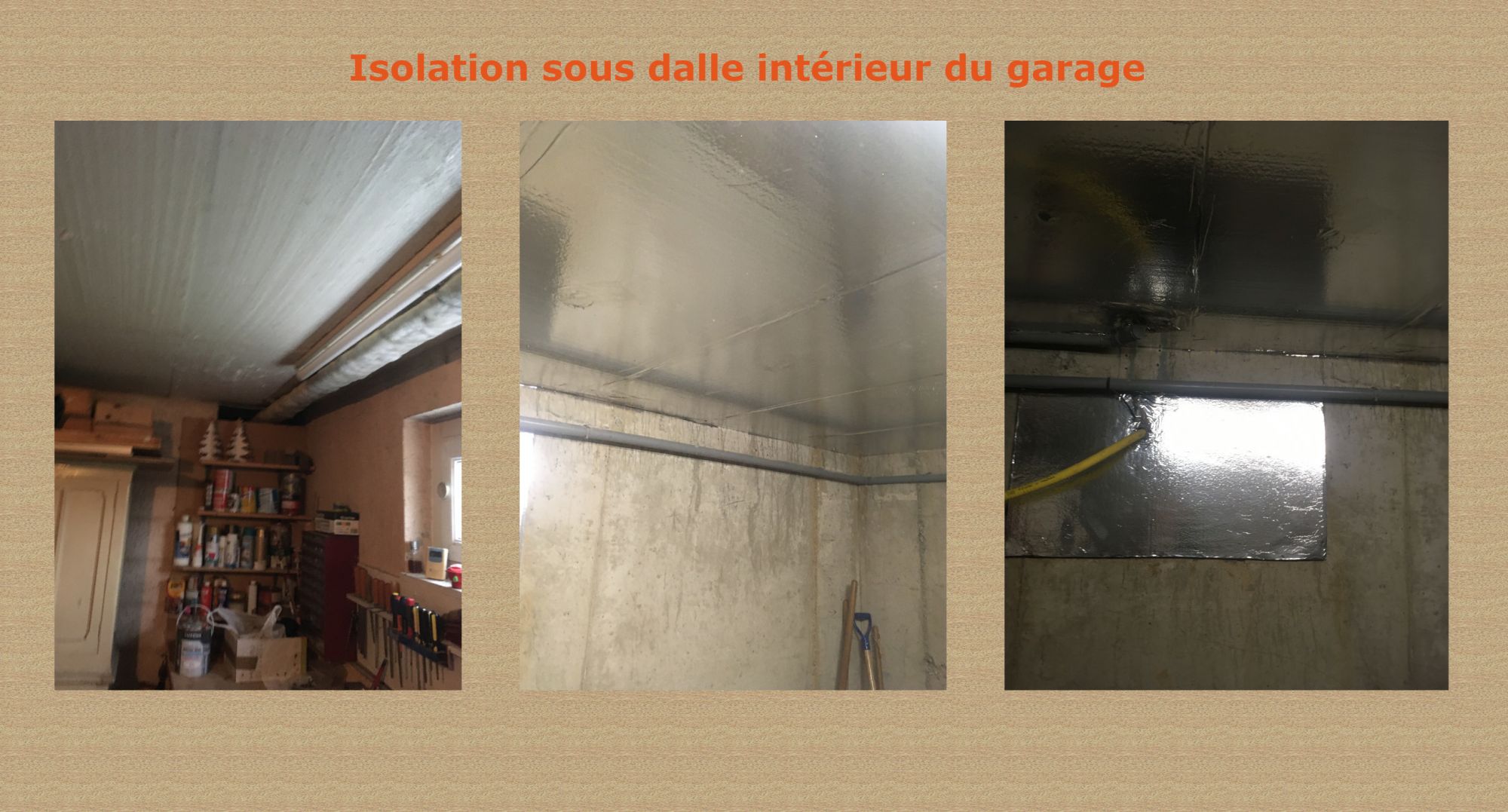 Isolation sous dalle intérieur du garage Wegsheid près de Mulhouse Audincourt