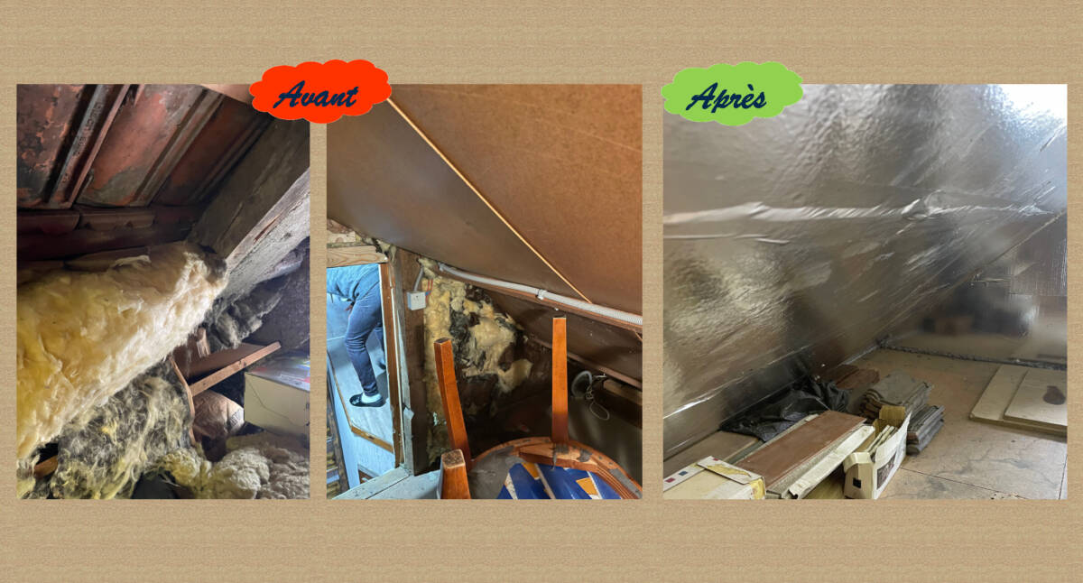 Isolation sous toiture &agrave; Morshwiller Le Bas pr&egrave;s de Mulhouse &Eacute;pinal