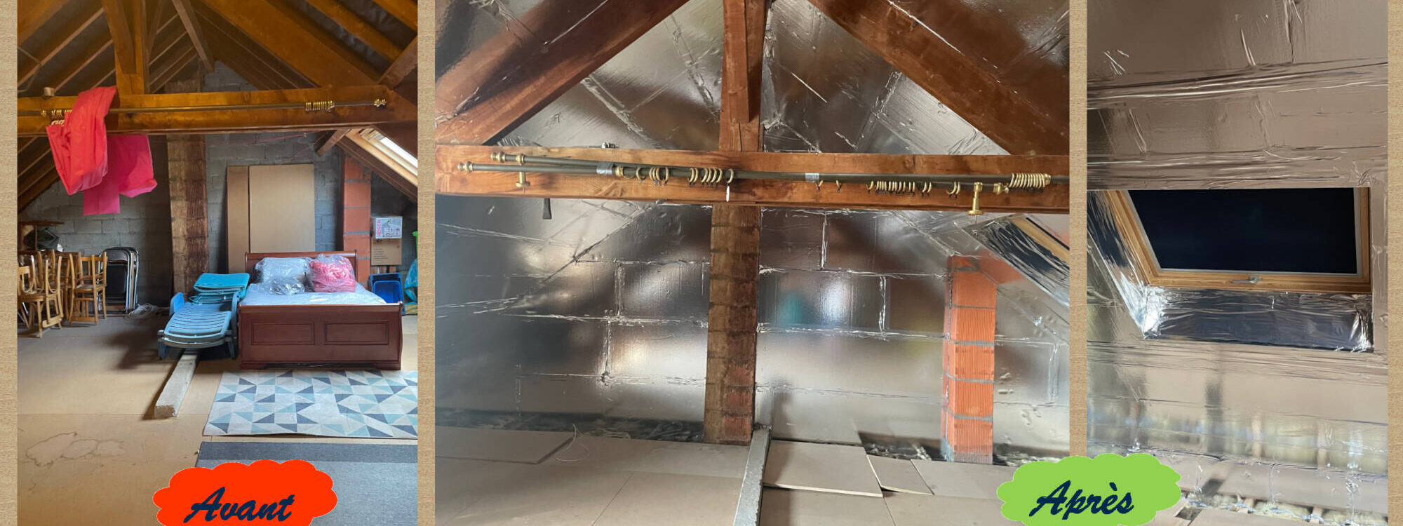 Isolation sous toiture à Vétrigne (90) près de Belfort Besançon