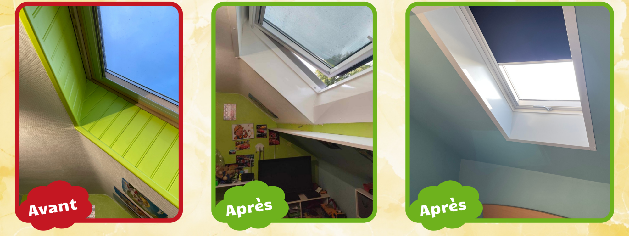 Finition intérieure d’un Velux : application d’un habillage en aluminium Mulhouse