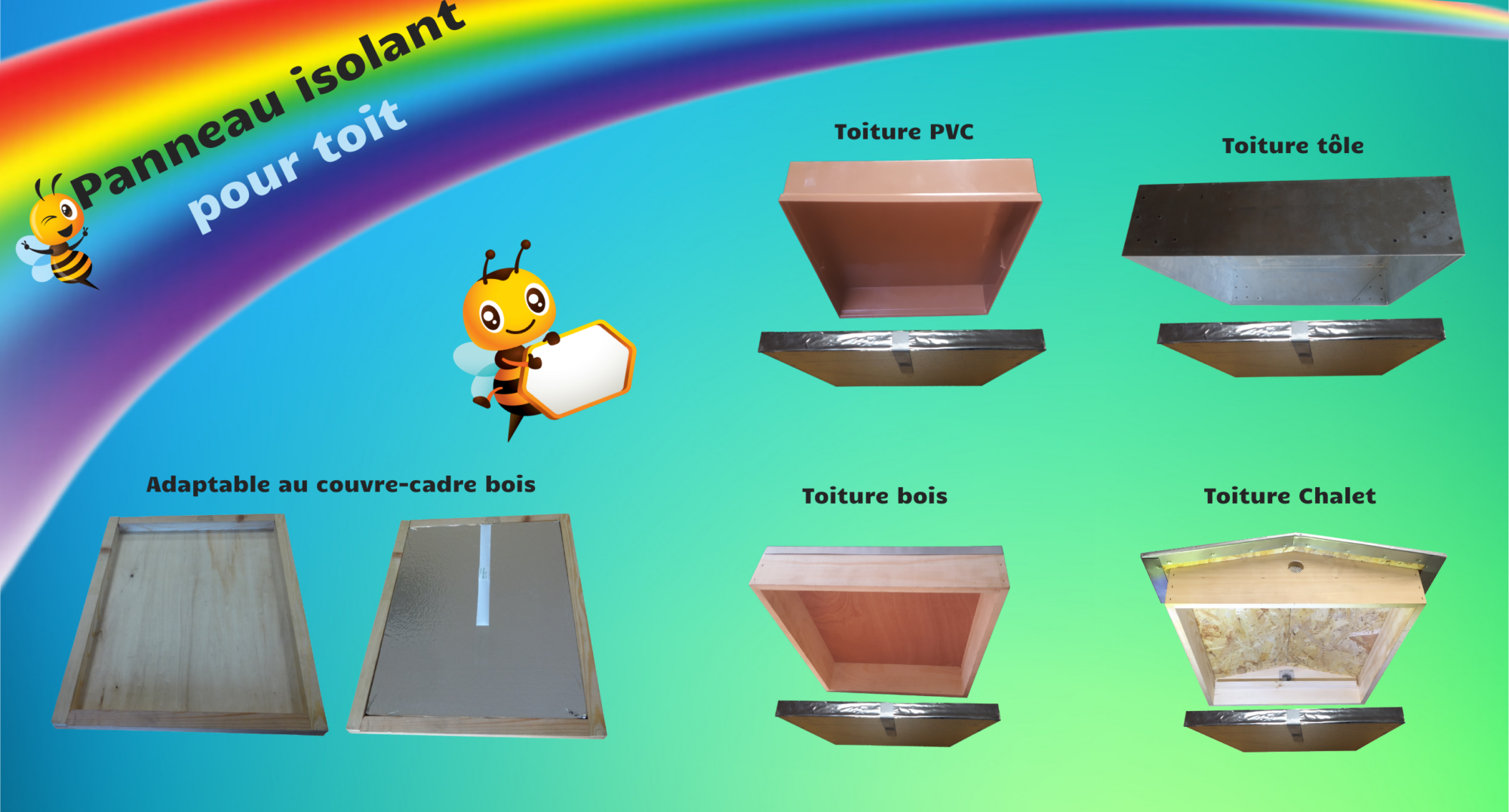Toitures isolantes pour Ruches Pontarlier