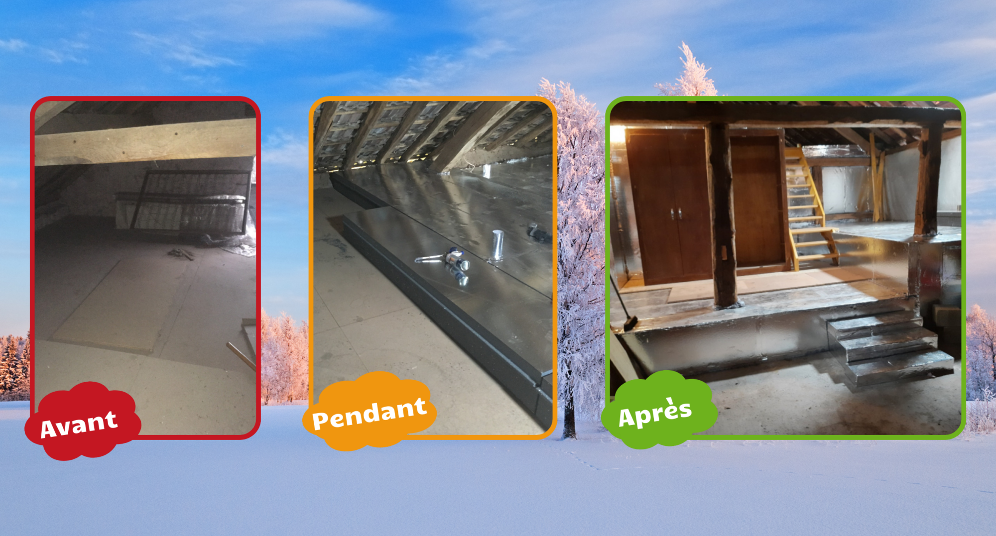 Isolation au sol du grenier &agrave; Chenebier pr&egrave;s de Belfort Belfort