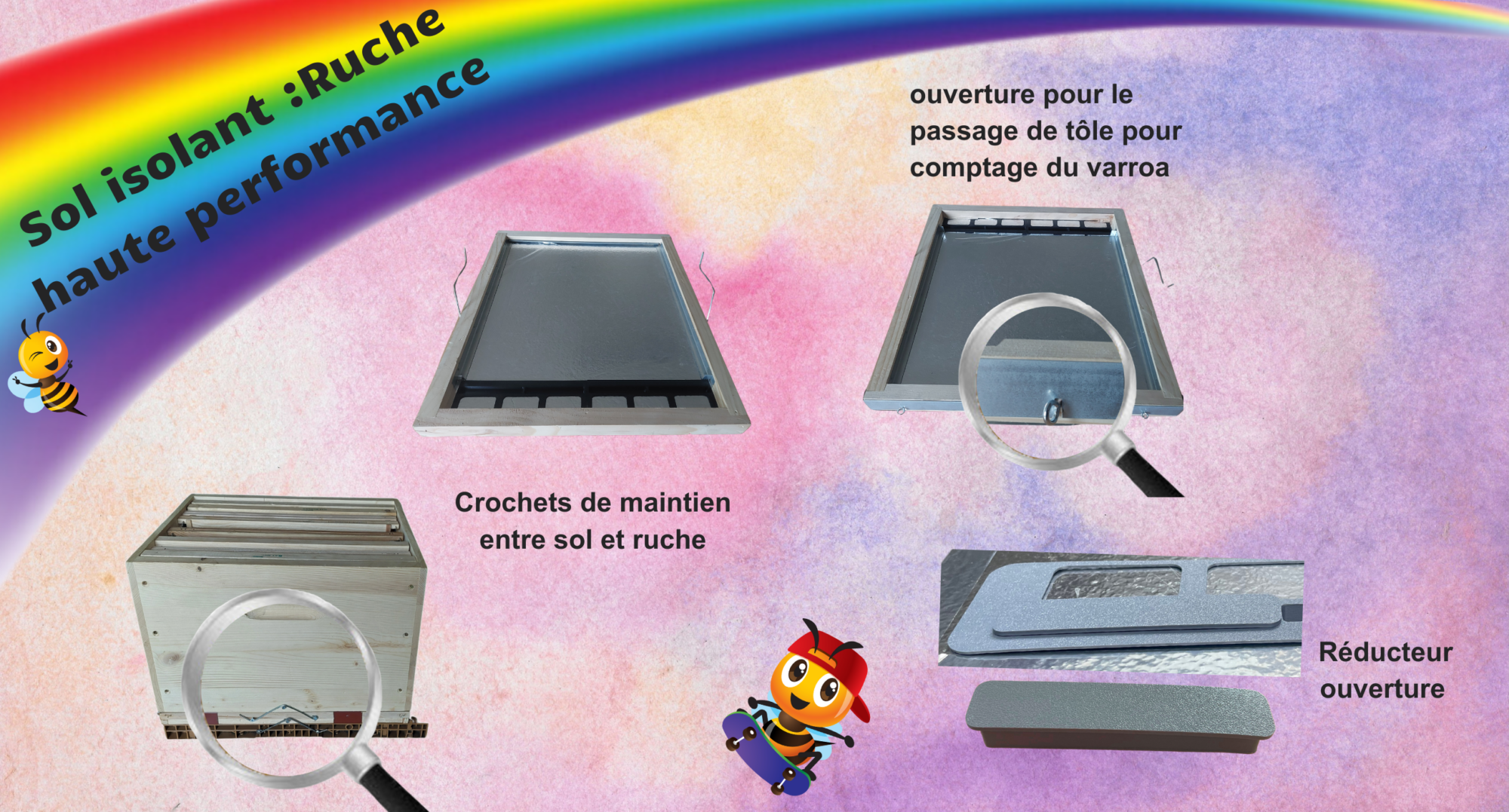 Sol isolant pour Ruche Mulhouse