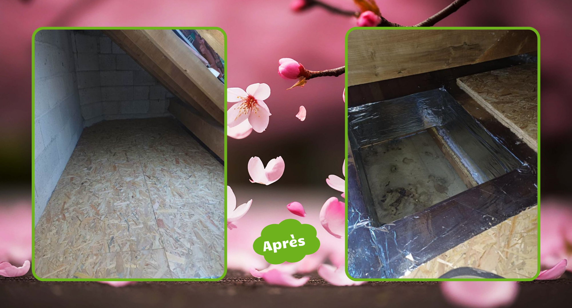 Isolation au sol du grenier &agrave; Ronchamp (70) pr&egrave;s de Belfort Mulhouse