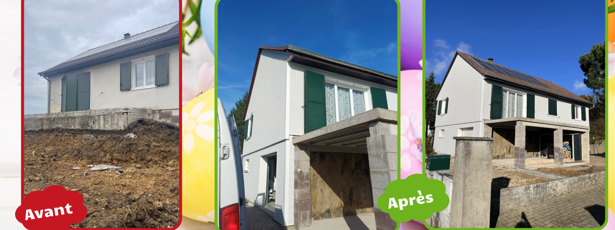 Bardage ext. &agrave; Tr&eacute;venans (90) pr&egrave;s de Belfort S&eacute;lestat